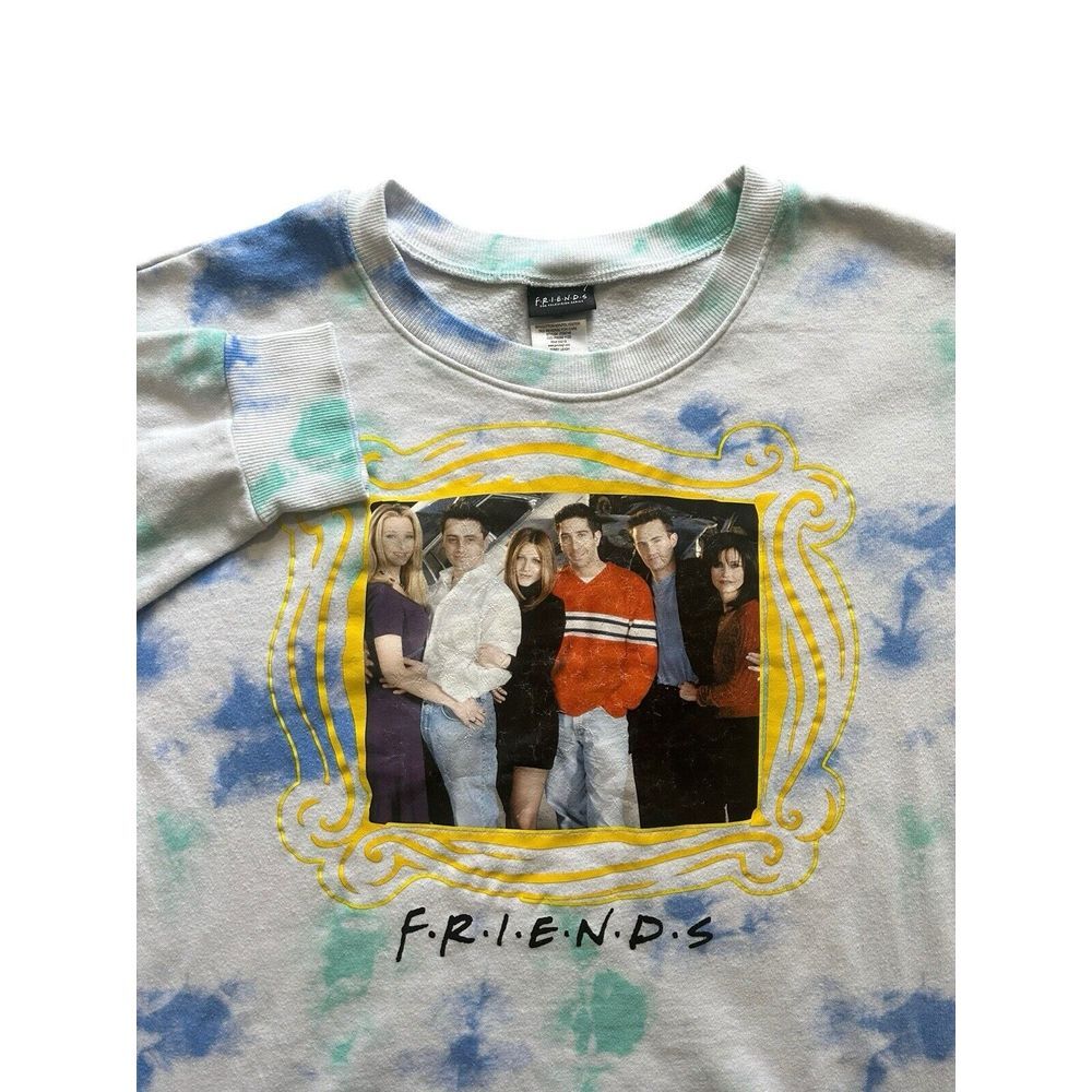 FRIENDS Show TV  Tie Dye Long Sleeve Crew Neck‎ Pullover Sweatshirt  XG 15-17